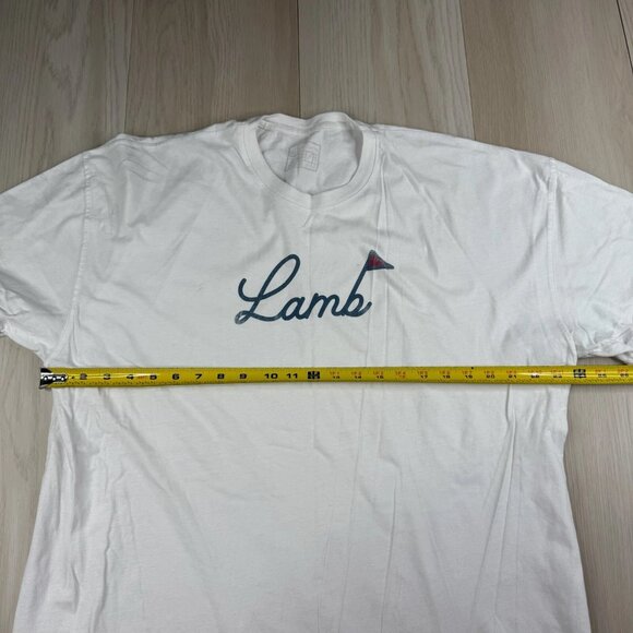 Lot Of 2 Lamb Crafted Mens White Soft Touch Comfortable Y2K Casualwear T-Shirt - Picture 10 of 13
